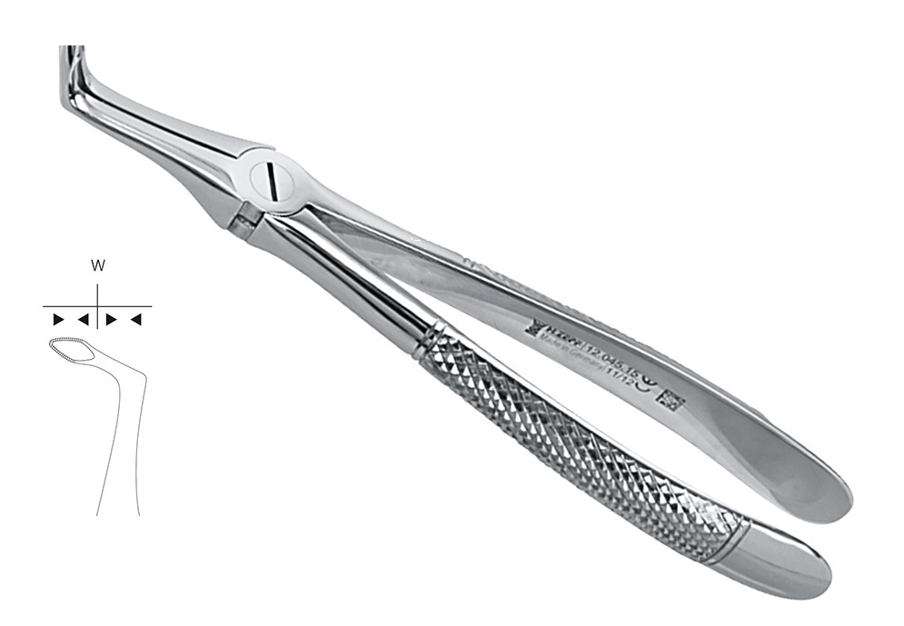 Extract. Forceps F. Lower Roots – Fig. 45-Sb