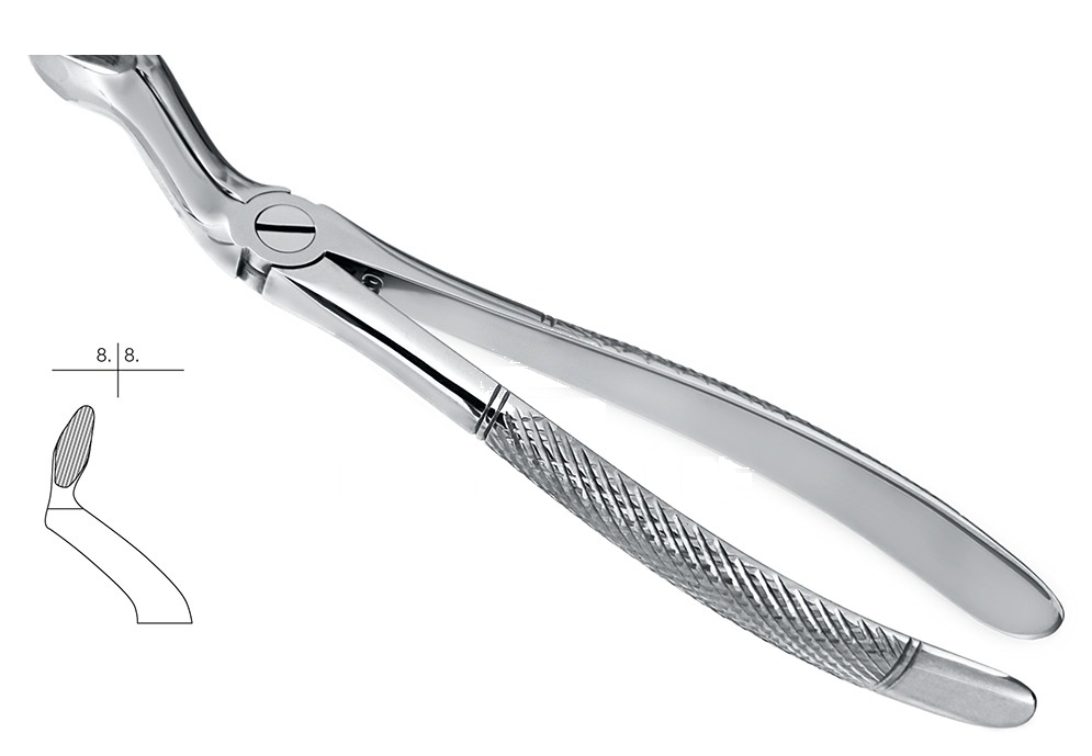 Engl. Patt. Extract. Forceps – Fig. 67-a Upper Wisdom Teeth