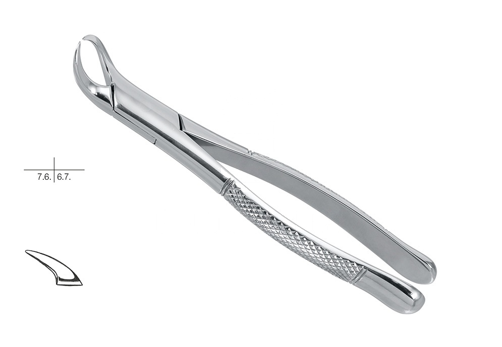 Americ.Patt. Modified by Customers Sample (64012) Lower Molars Extracting Forceps – Fig. 23