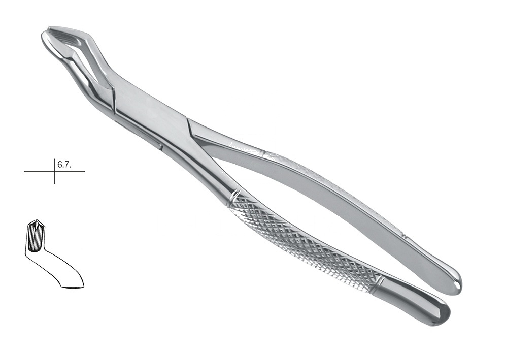 American Pattern Upper Molars Left Side Extracting Forceps – Fig. 53-L