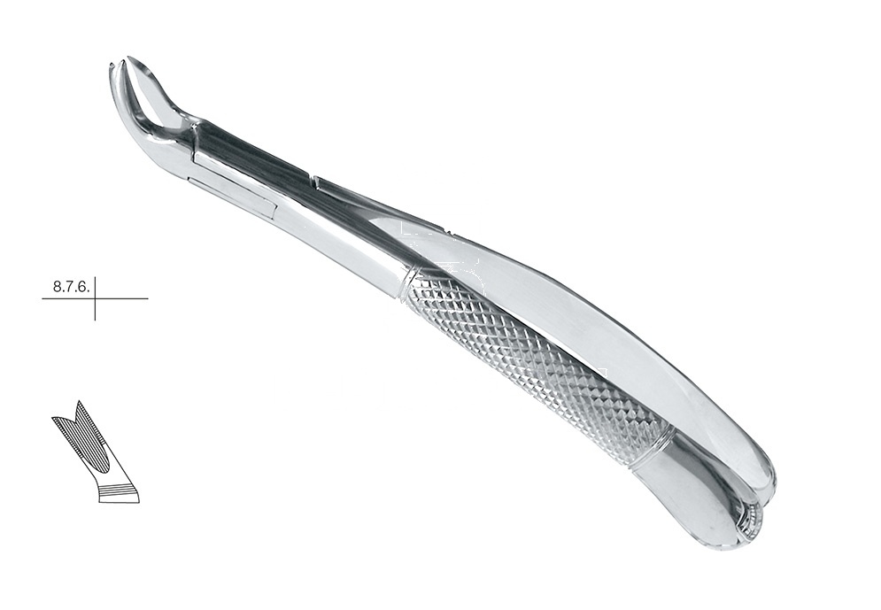 American Pattern Extracting Forceps – Fig. 89, Serrated Grips