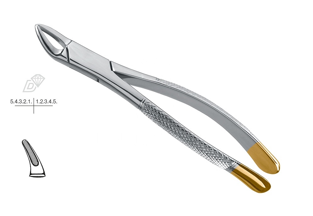 Cryer Americ.Patt. Ig. 150 Diamond Coated Upper Incisors Premolars & Roots Extracting Forceps