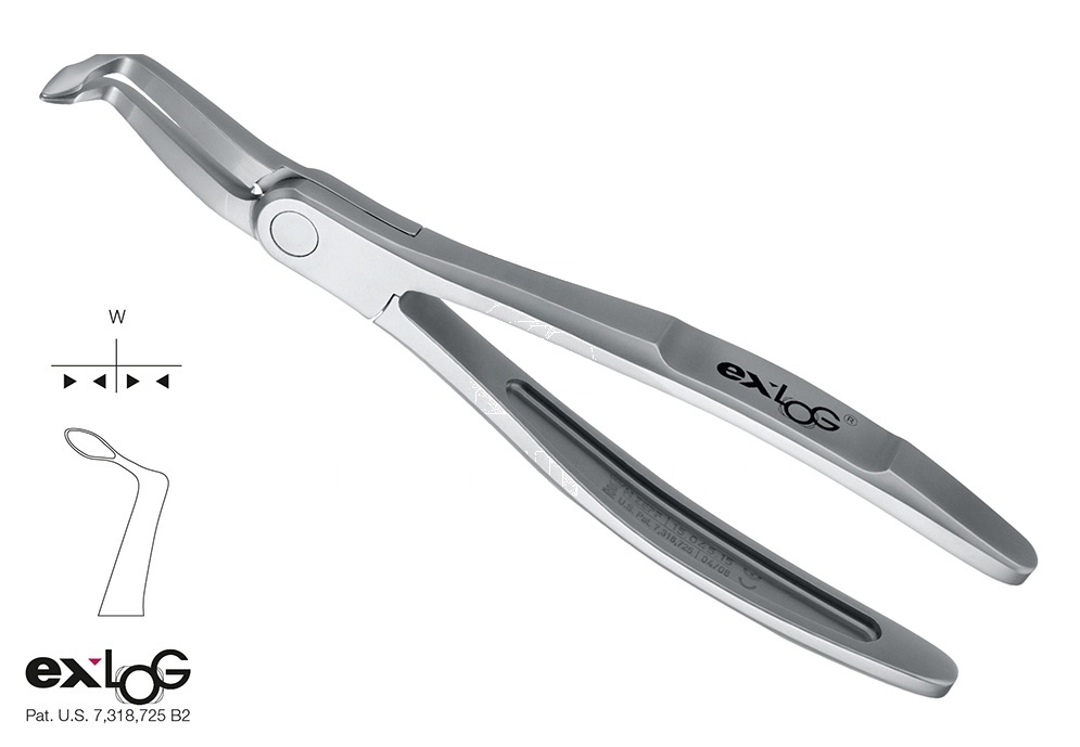 For Lower Root Tips Extracting Forceps – Exlog® Fig. 45sb