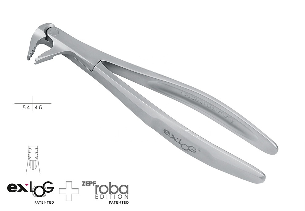 Lower Premolars Special Beaks for Deep&Parallel Grip Extracting Forceps – Exlog® Fig. 13 (Ref. 15.213.00)