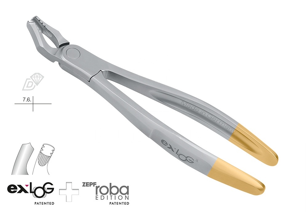For Upper Right Molars Extracting Forceps – Exlog® Fig. 17 (Ref. 15.217.00D)