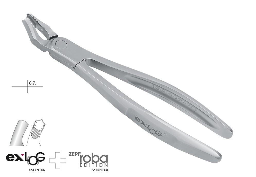 For Upper Left Molars Extracting Forceps – Exlog® Fig. 18 (Ref. 15.218.00)