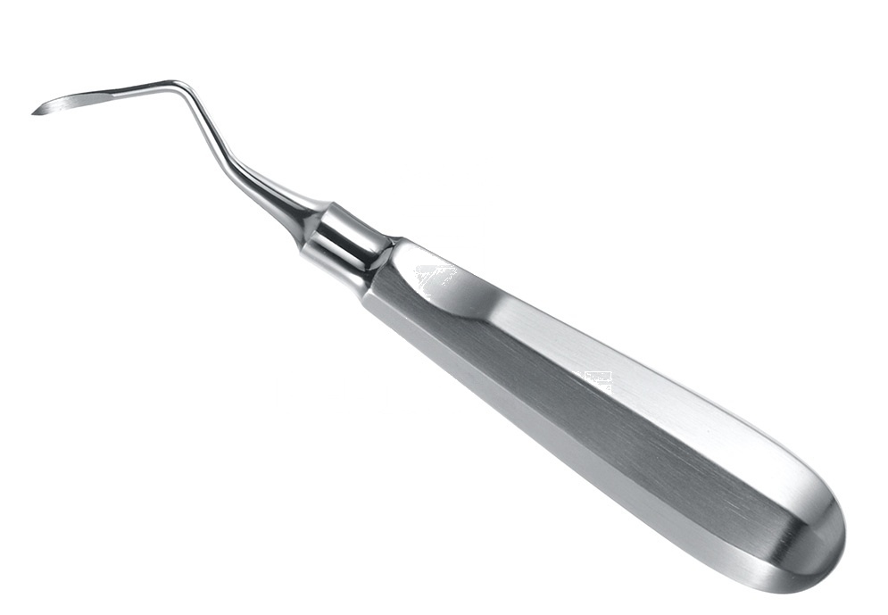 Heidbrink Handle With Thumb-Rest Standard Inchsinch Root Tip Elevator – Fig. 3 Curved, Working Tip 2.5 Mm