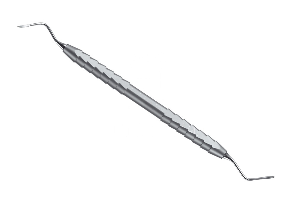 Heidbrink Root Tip Elevator – Fig. 1, Double-Ended, Serrated Edges Zepf-Line, Working Tip 1.5 Mm
