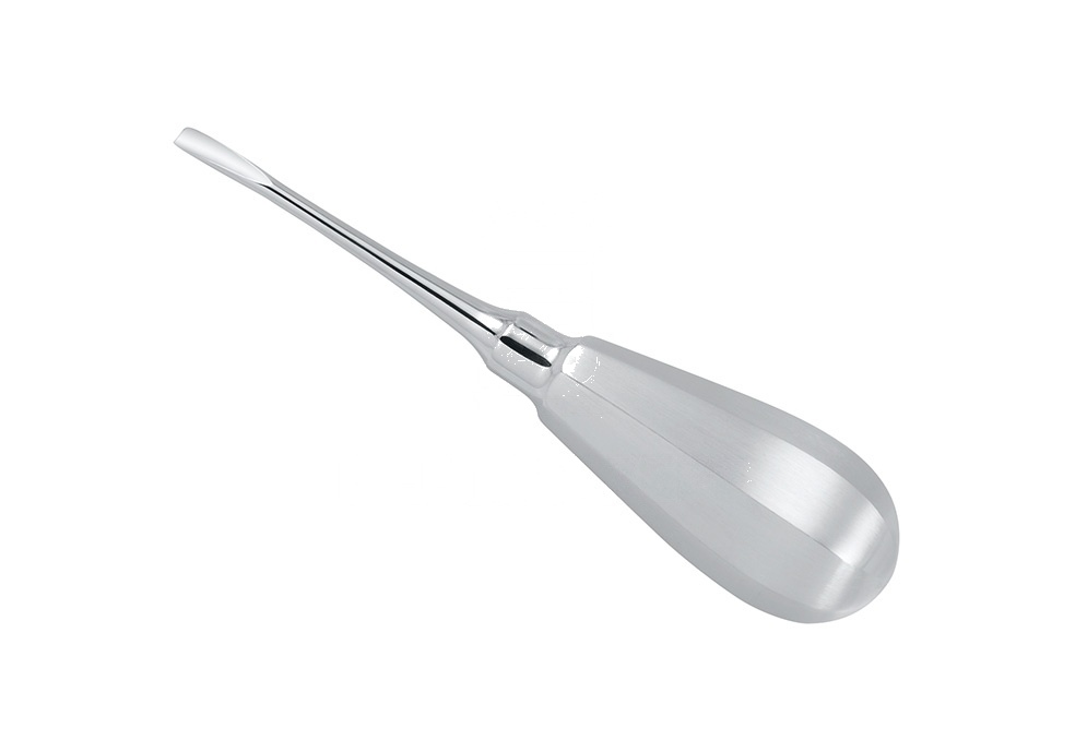 Special Angled Flat With Bein Handle Root Elevator – Fig-62, 4 Mm