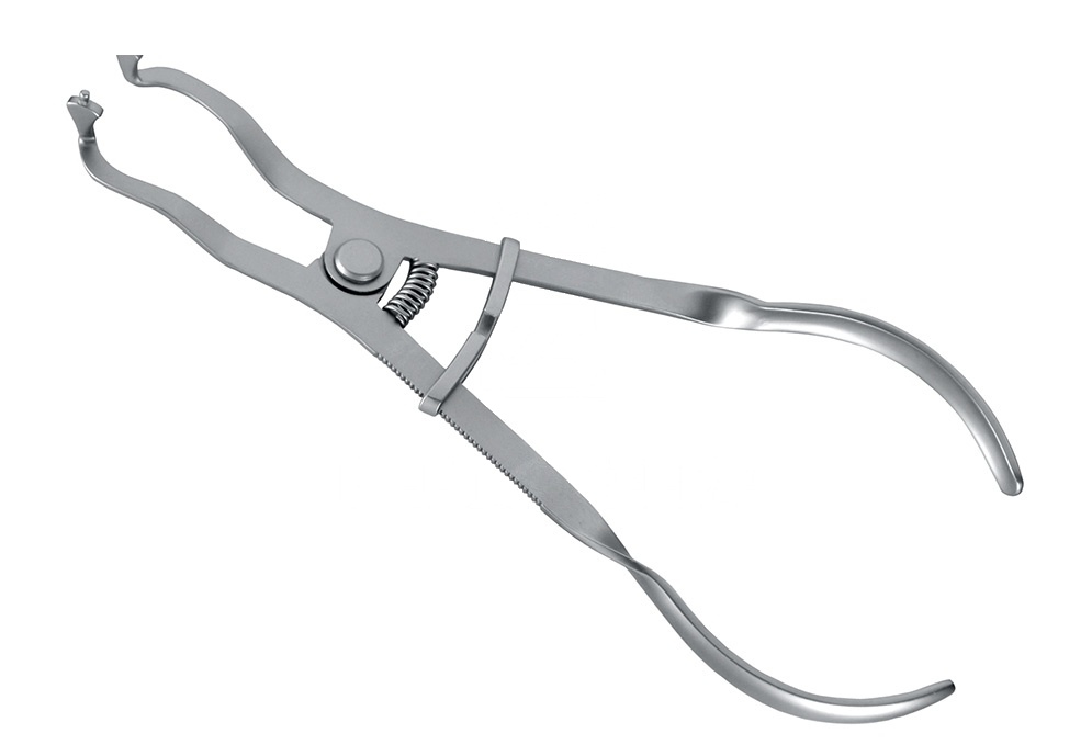 Ivory Rubber-Dam Forceps – Wide of the Jaw 30 Mm