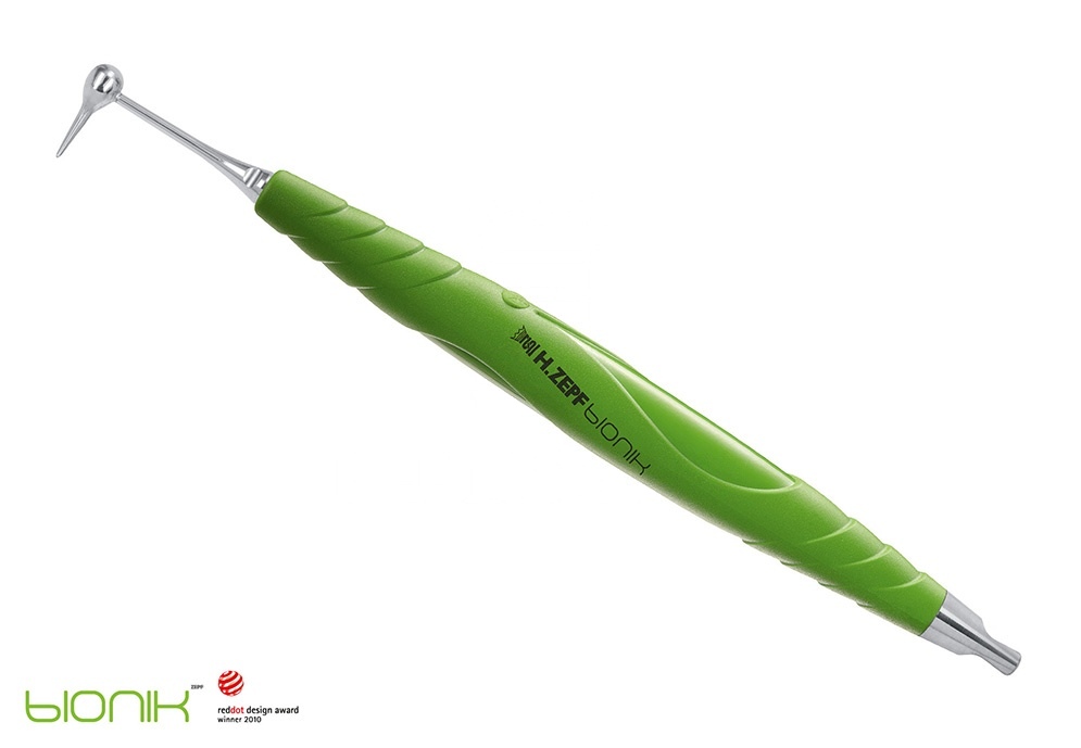 Easy Lifter by Dr. Wietzorke in Bionik Handle Yellow-Green Remover