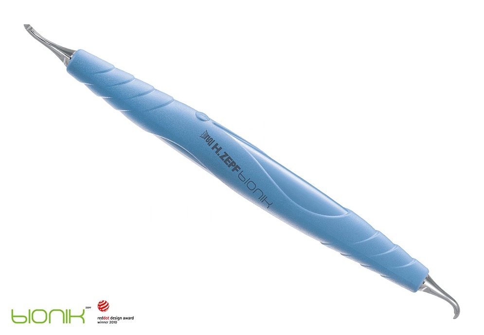 Bionik Handle- Crown-Remover Remover – Double-Ended Straight / Curved Combination- for Anterior & Posterior