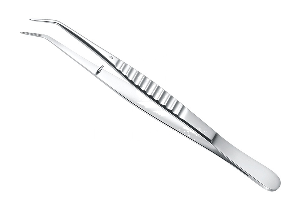 London-College Cotton & Dressing Tweezer Mod. Flat Higher Pretension Short Pin Serr. Pliers Operative – 15cm