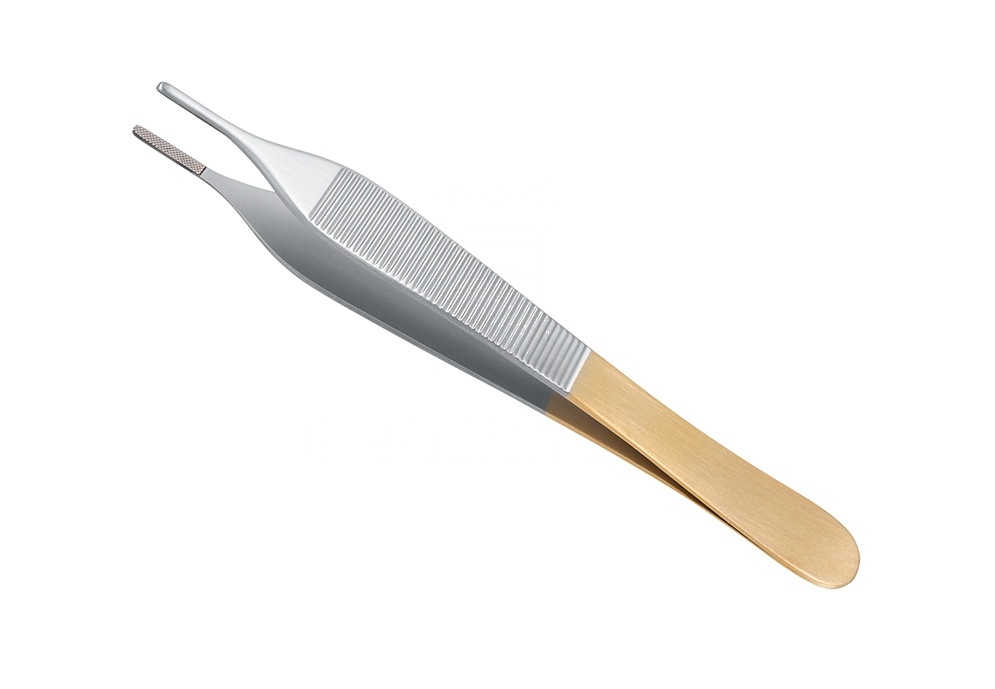 With Tc-Tipped Jaws Dressing Forceps Adson Pliers Operative – 12 Cm (4-3/4inch)