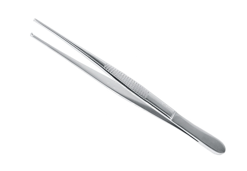 Tissue Forceps 1×2 Teeth Narrow 5inch Pliers Surgical