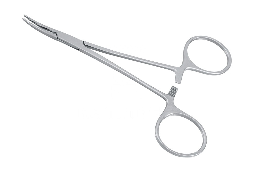 Mosquito for Ligatures – Serrated, Curved, 12.5 Cm (5inch)