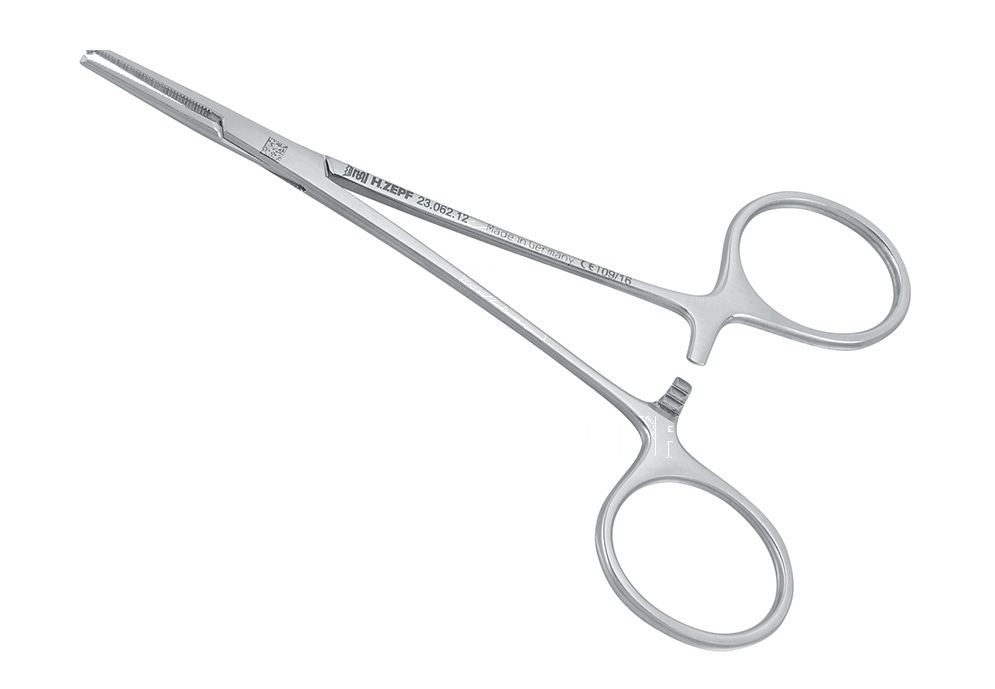Micro-Halstead 1 X 2 Teeth Haemostatic Forceps – Straight, 12 Cm