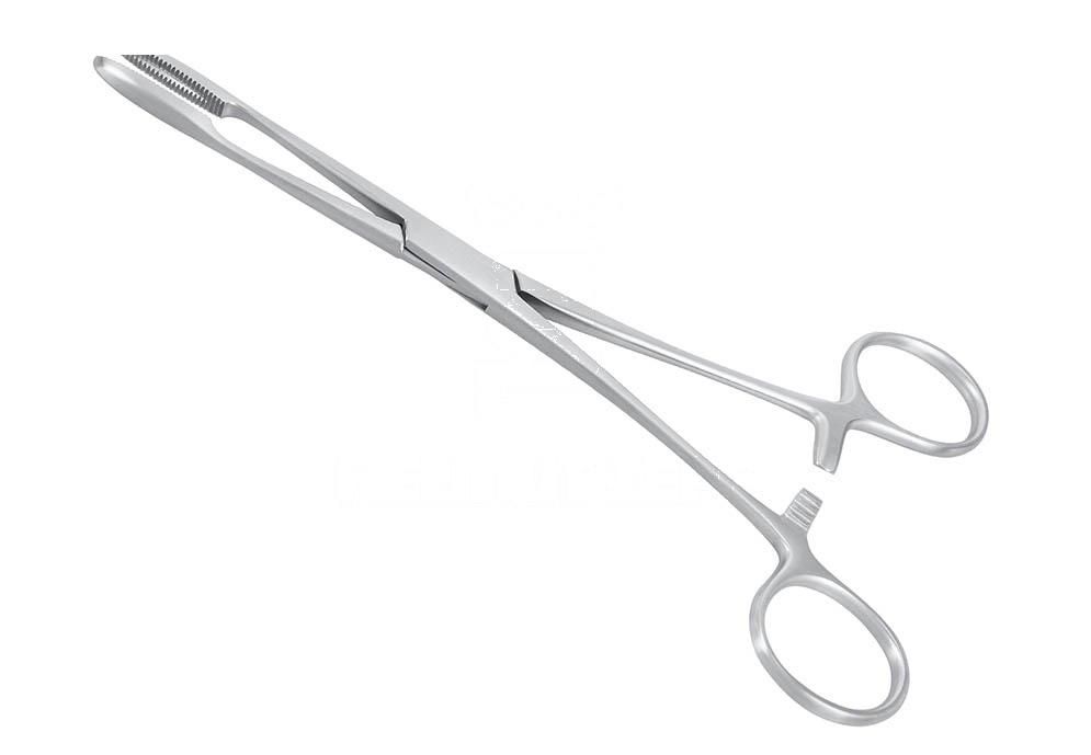 W. Long Ratchet 8inch Gross Dressing Forceps Hemostat – Straight