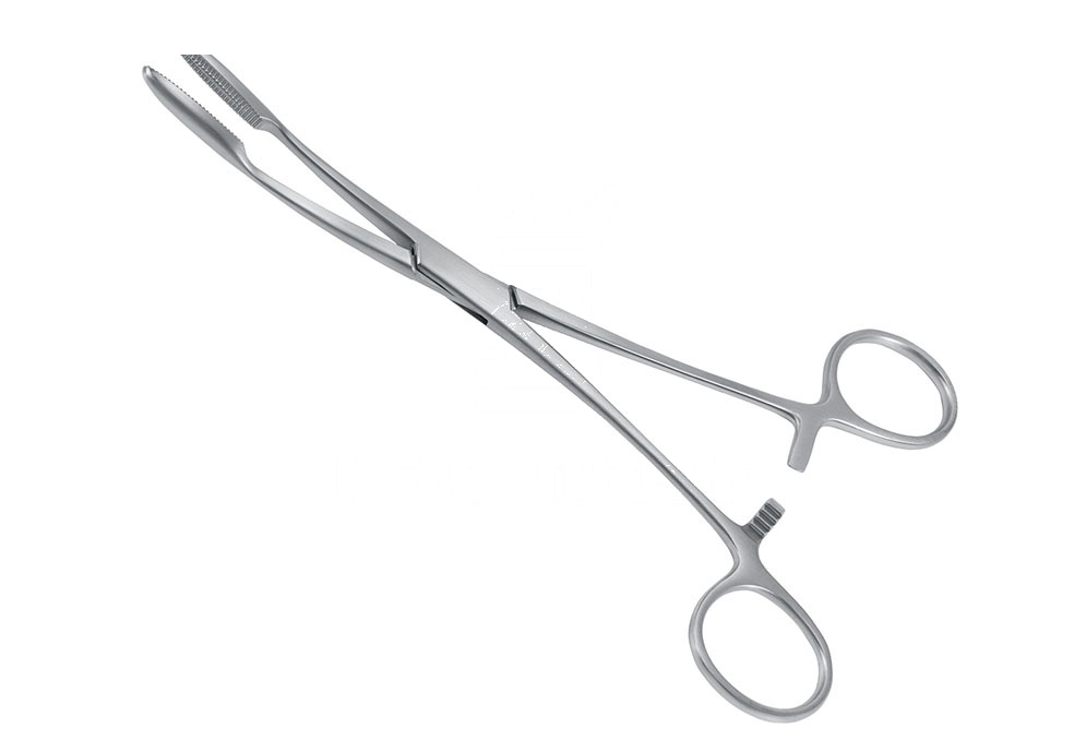W. Long Ratchet 8inch Gross Dressing Forceps Hemostat – Curved