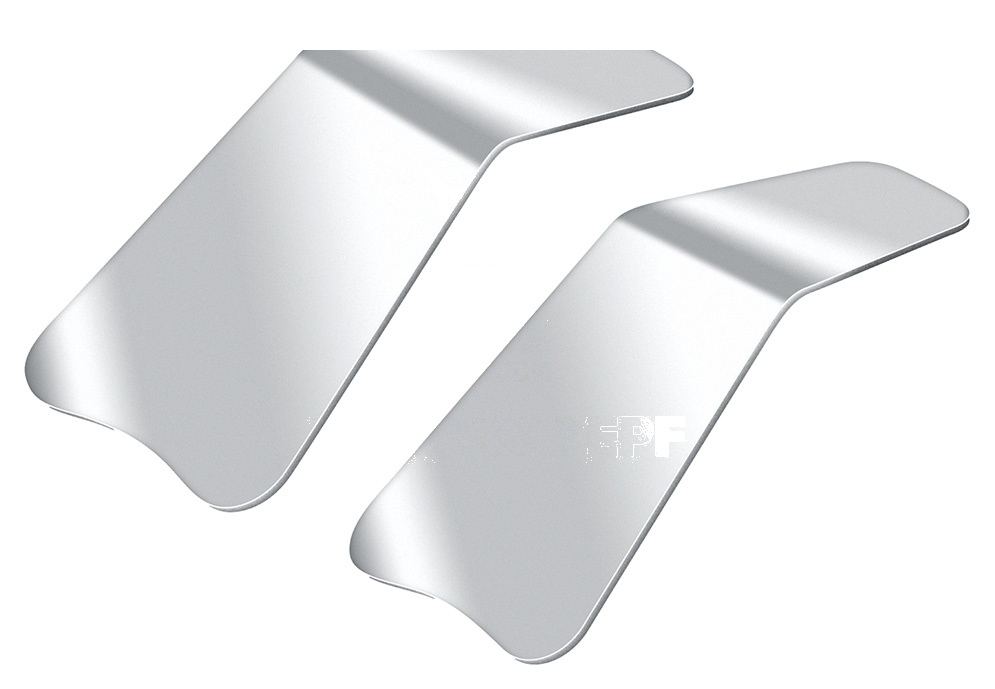 1 Pair Polished Stainless Steel Mirror for Intra Oral Photography – Large Size 6.8cm for Occlusal Pictures