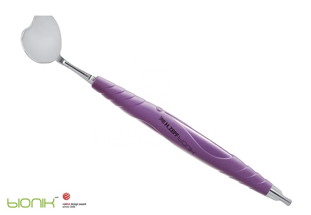 Size 2 27mm Sterilizable Bionik Handle Signal Purple Mouth Mirror With Retractor