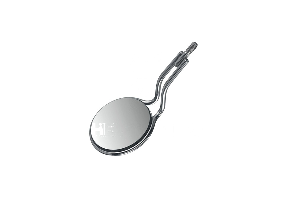 Titanium ø 22 Mm Titanium Front-Surface Plane Mouth Mirror With Lip Retractor – Simple-Thread