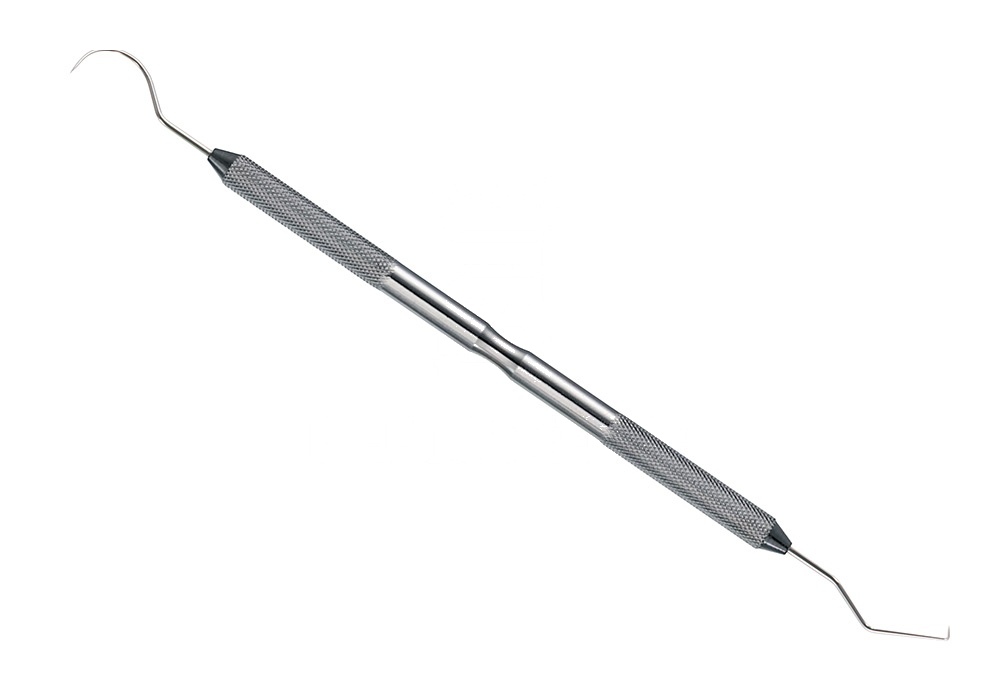 Set-in Unbreakable Points Knurled Round Handle Explorer Operative – Fig-5, Double-Ended