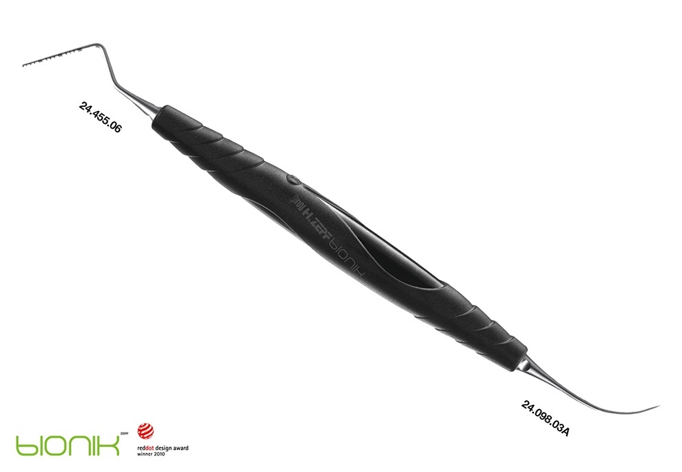 Bionik Handle Black Probe Periodontic – Comb.Periodontometer North Carolina Cnc (1-15 in Mm-Steps) & Explorer 3a