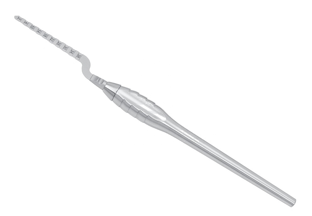 Periodontometer To Measure a Free Mucosa Transplant Acc. to Dr. Sergio Kahn Probe Periodontic – 40mm With