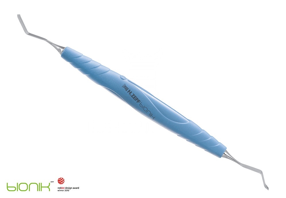 Bionik Handle Turquoise-Brightblue Inserts Interchangeable Applicator Suture Periodontal – Tips Serrated