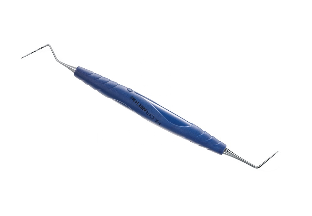 Bionik Handle Cobalt-Blue Pa Probe Carolina Cnc Mesuring Probe Periodontic – Probe Fig 16