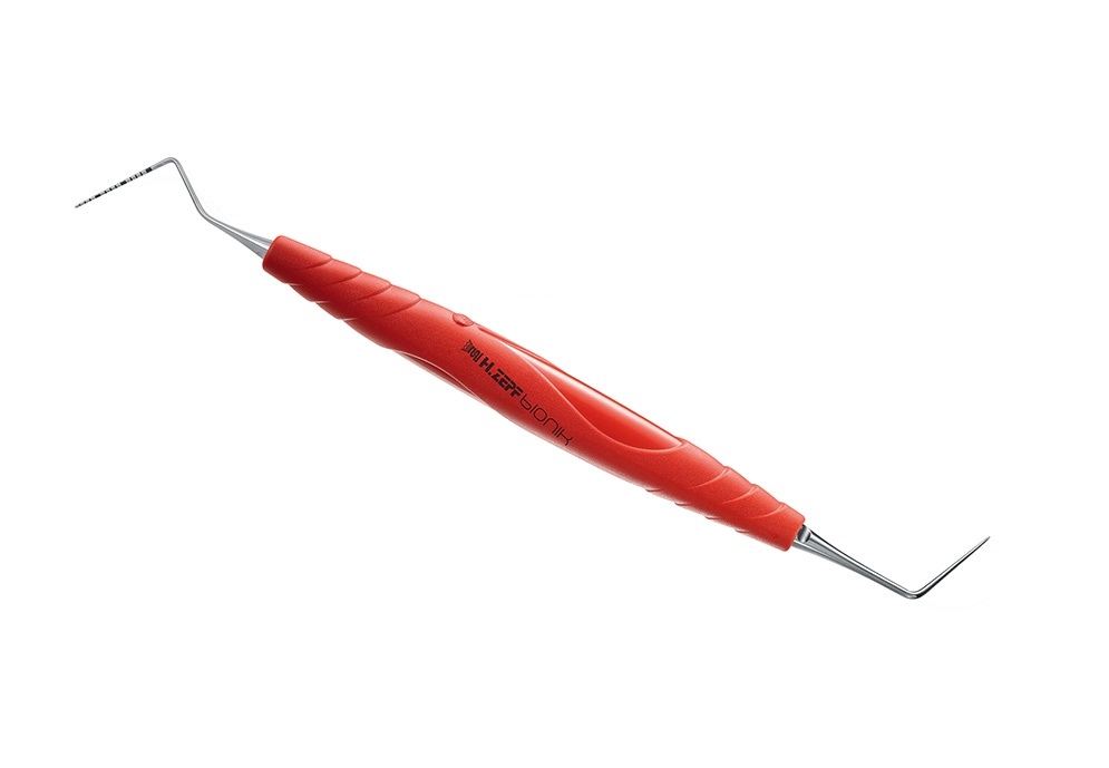 Bionik Handle Lightred-Magenta Pa Probe Carolina Cnc Mesuring Probe Periodontic – Probe Fig 16