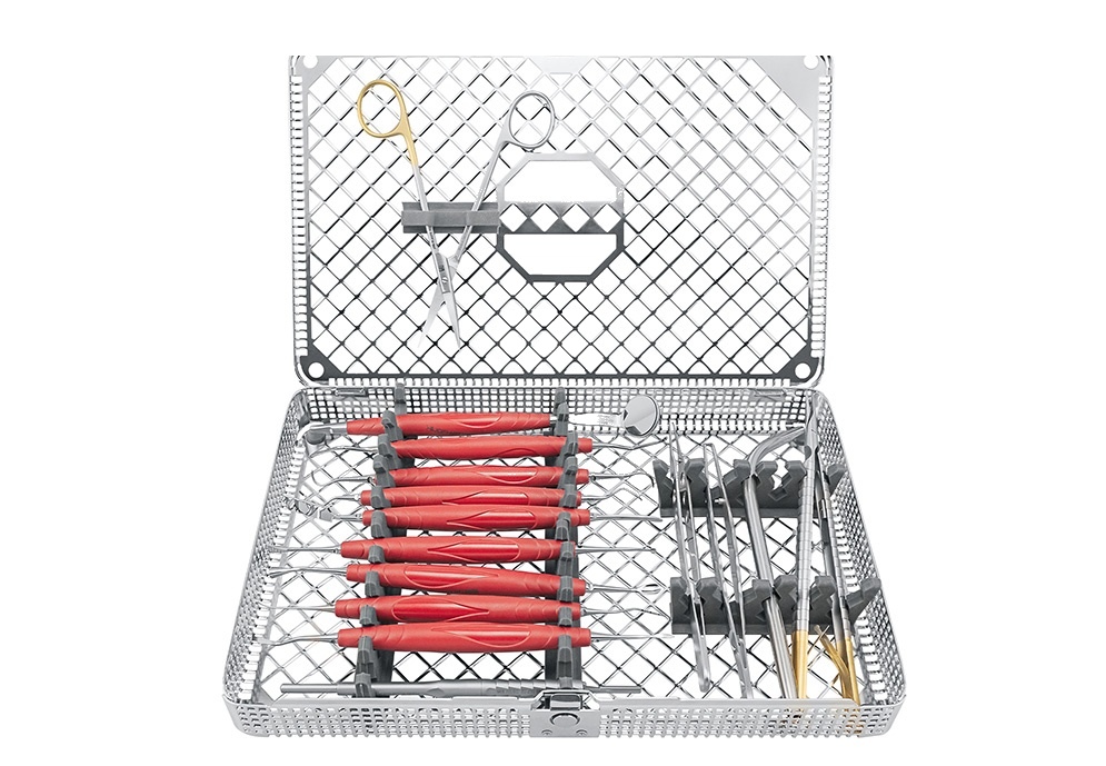 Zepf Essentials Surgery Tray Handles Bionik Lightred-Magenta (24.961.04)
