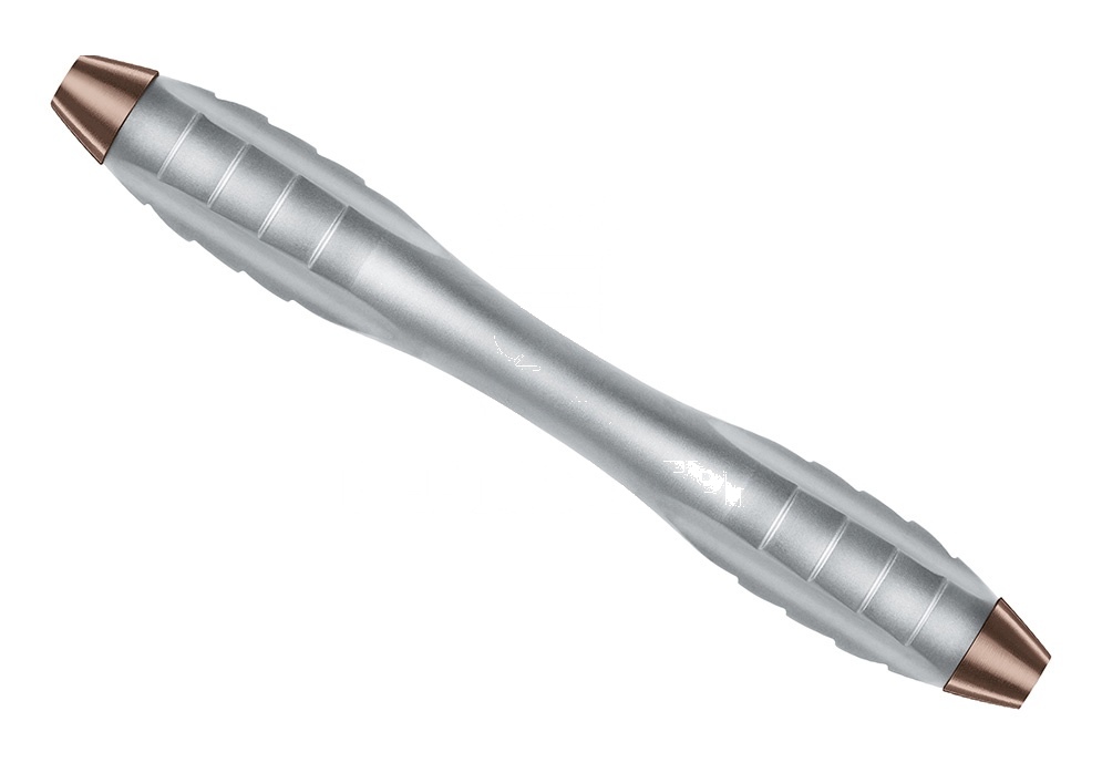 Z-Shape Relax Handle Brown Groove Concave – Scale Convex Double-Ended M4x0.5- Length: 100mm