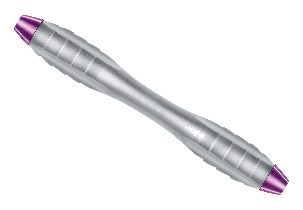 Z-Shape Relax Handle Signal Purple Groove Concave – Scale Convex Double-Ended M4x0.5- Length: 100mm