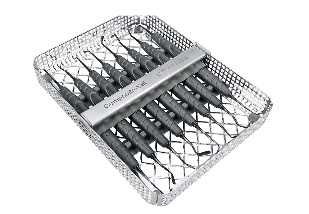 Onyx-Coating Composite Set Including 8 Plastic Instr. All Instruments Have Interchangeable Inserts