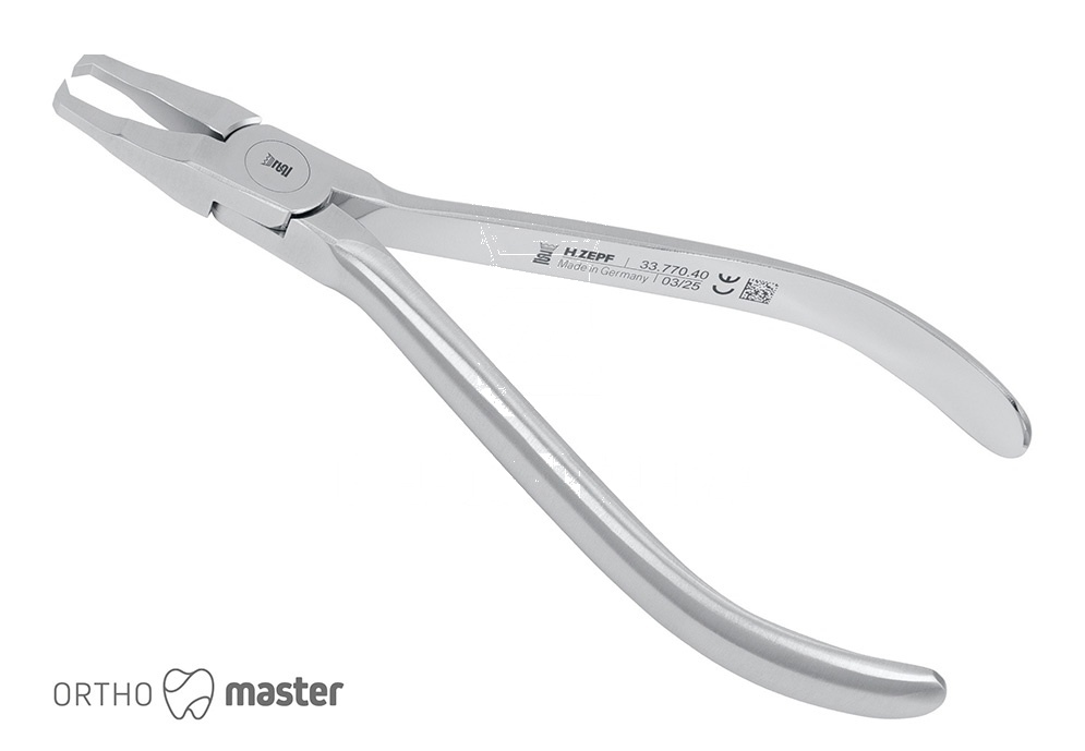 Debonding- & Removing Pliers Straight 2.0mm Made of Forged High Carbon Steel (33.770.40)