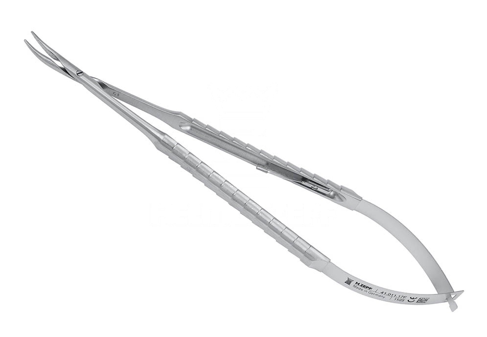 Needle Wolfram Carbide Coated Zepf Line Slim Design With Lock Holder – Micro Curved, 17.5 Mm