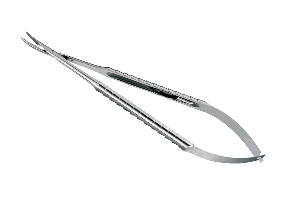 Tc Needle Micro Micro Zepf-Line Fine Tip With Lock Holder – Serrated, 18 Cm, Curved