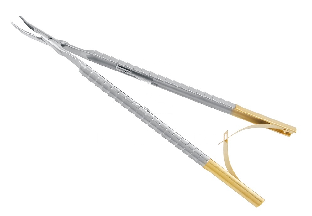 Tc Needle Micro Micro-Needle Holder Cvd W.Lock&Protected Inner Spring Holder – 17.5cm Zepf-Line