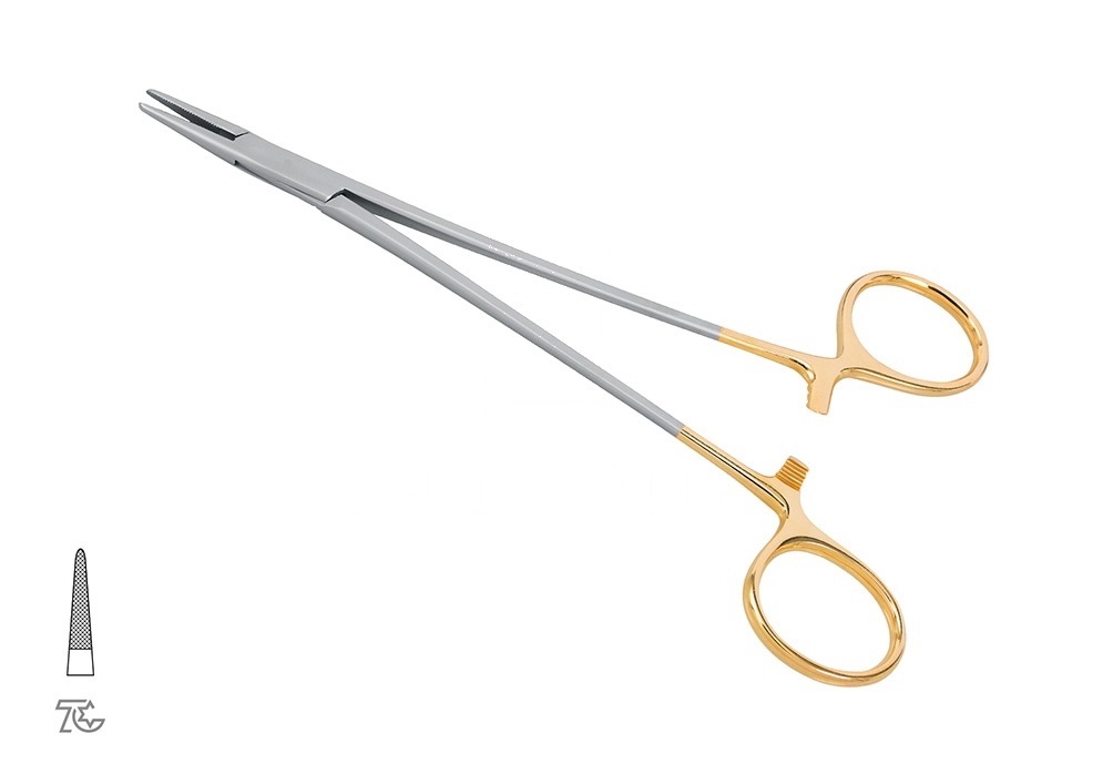 With Tc Tipped Jaws Needle Crile-Wood Holder – Needle Holder 18 Cm