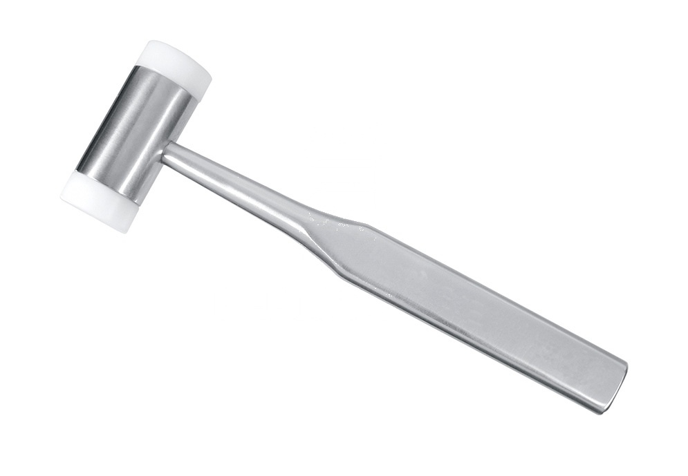 Exch.Teflon Inserts Dr. Vollmer Light Hammer – Surgical Hammer for Bone Splitting, Diam. 25 Mm