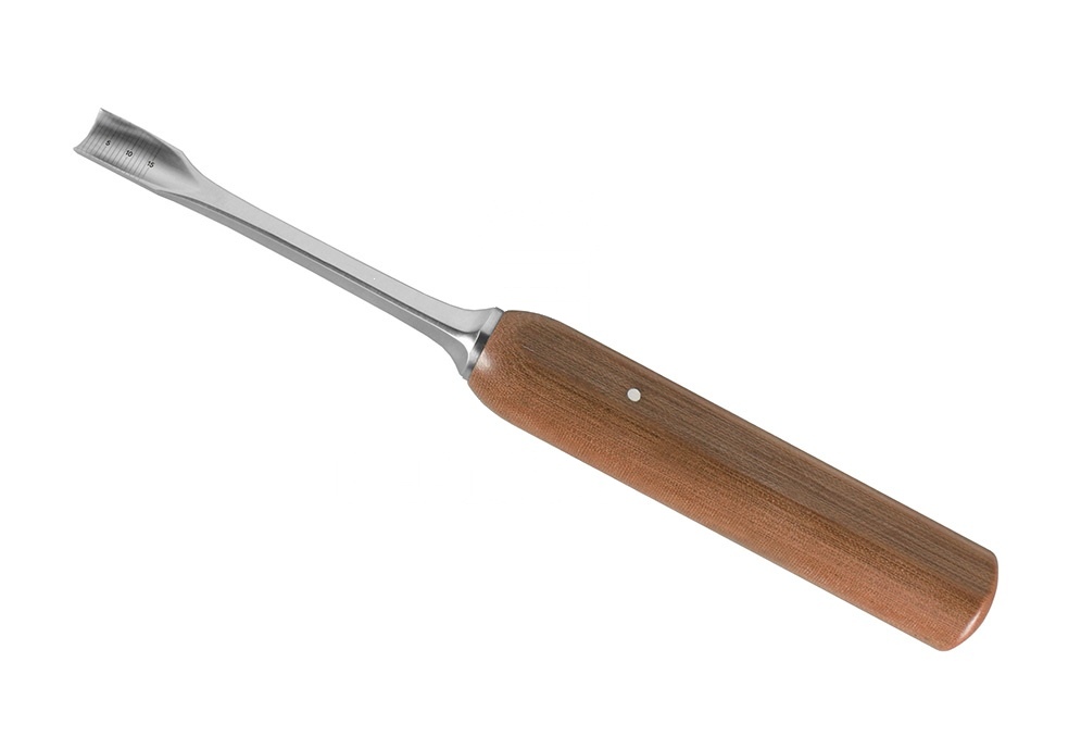 Osteotome Mini-Lexer Chisel – Gouge 10 Mm, 18 Cm, With Mm-Graduation