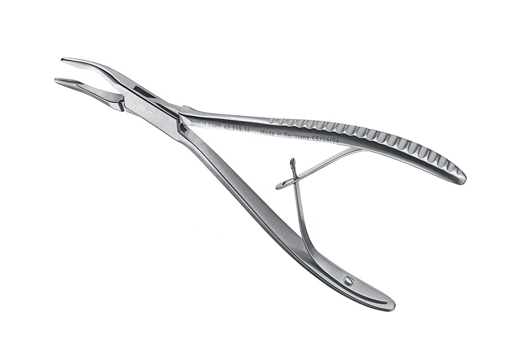 Micro-Bone Rongeur Forceps Bone Rongeur Friedman – Slightly Curved, 15.5 Cm