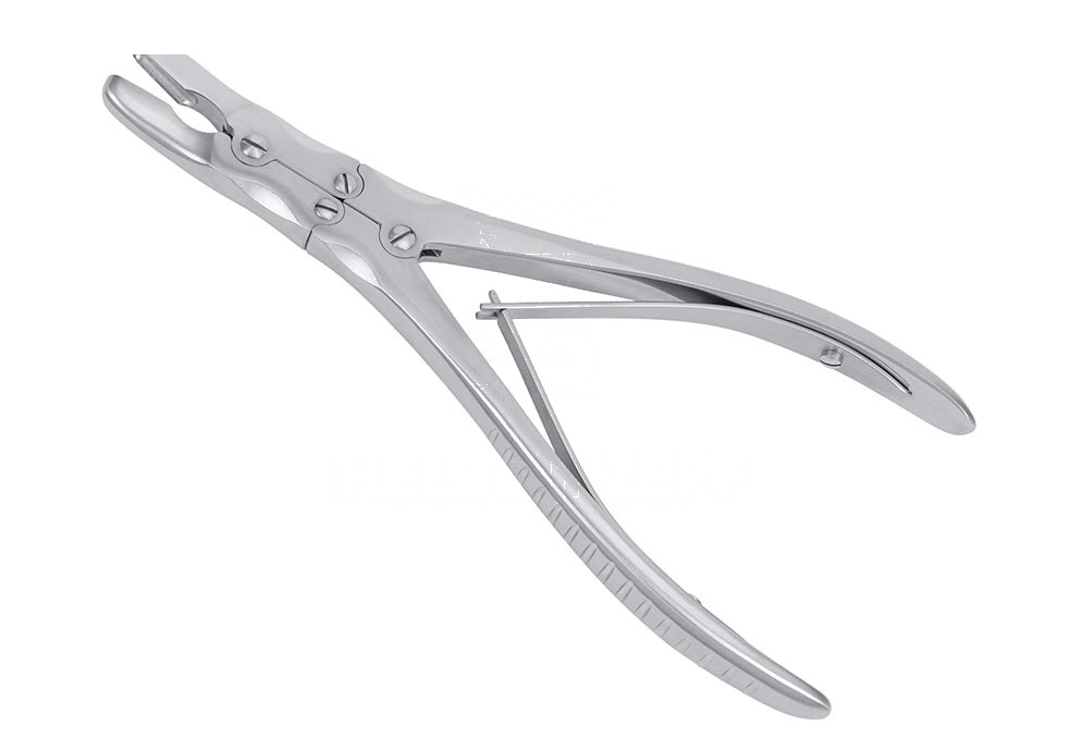 Bone Rongeur Bone Rongeur Forceps Ruskin – 18 Cm Curved, 6mm