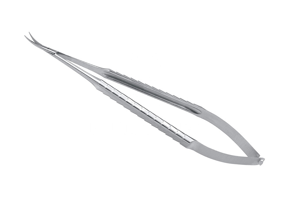 Surgical Tissue Micro Micro-Spring Scissors Micro Serr. Zepf-Line Sh/Sh Ang. Scissors – 17 Cm, ø 9mm