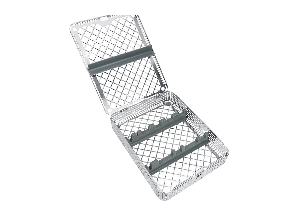 Wash Basket With Lid Washtray 1/2 for Micro Instruments Including Instrument Retainer And Tray