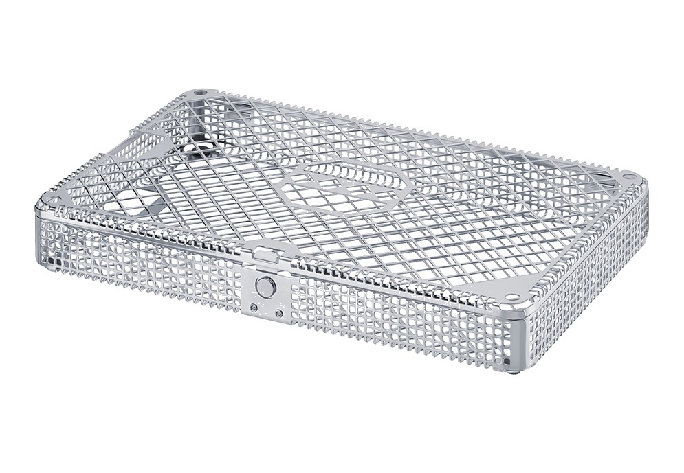 Wash Basket With Lid and Press Button Tray – 275x178x37 Mm Including Recess in Lid and Bottom