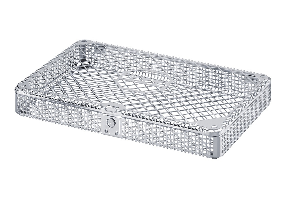 Wash Basket With Lid and Press Button Tray – 275x178x37 Mm