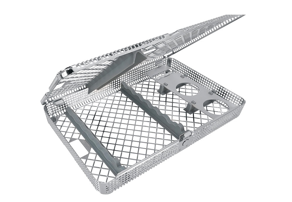 Wash Basket 1/1 With Universal Silocone Profile Cross Wise for E.G. Following Items: 6 Chisels (85.195.60)